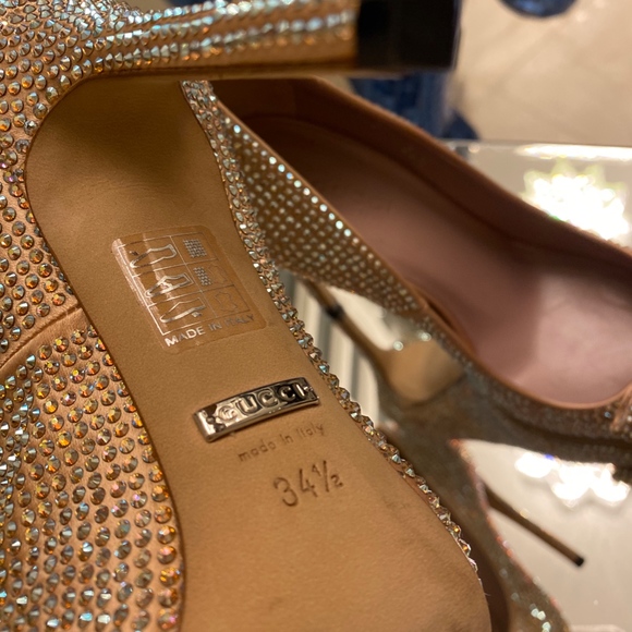 gucci runway satin crystal pump - Picture 7 of 7